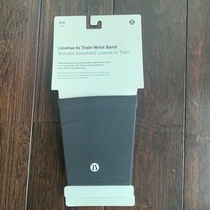 NWT Lululemon sweat wrist bands